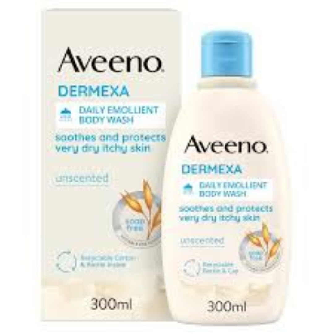 AVEENO DERMEXA EMOLLIENT BODY WASH 300ML